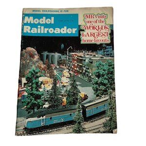 Model Railroader Magazine Back Issue u June 1976 Vol 43 No 6  u Largest Home Lay